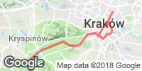 Track GPS Kraków - Tyniec z fotelikiem